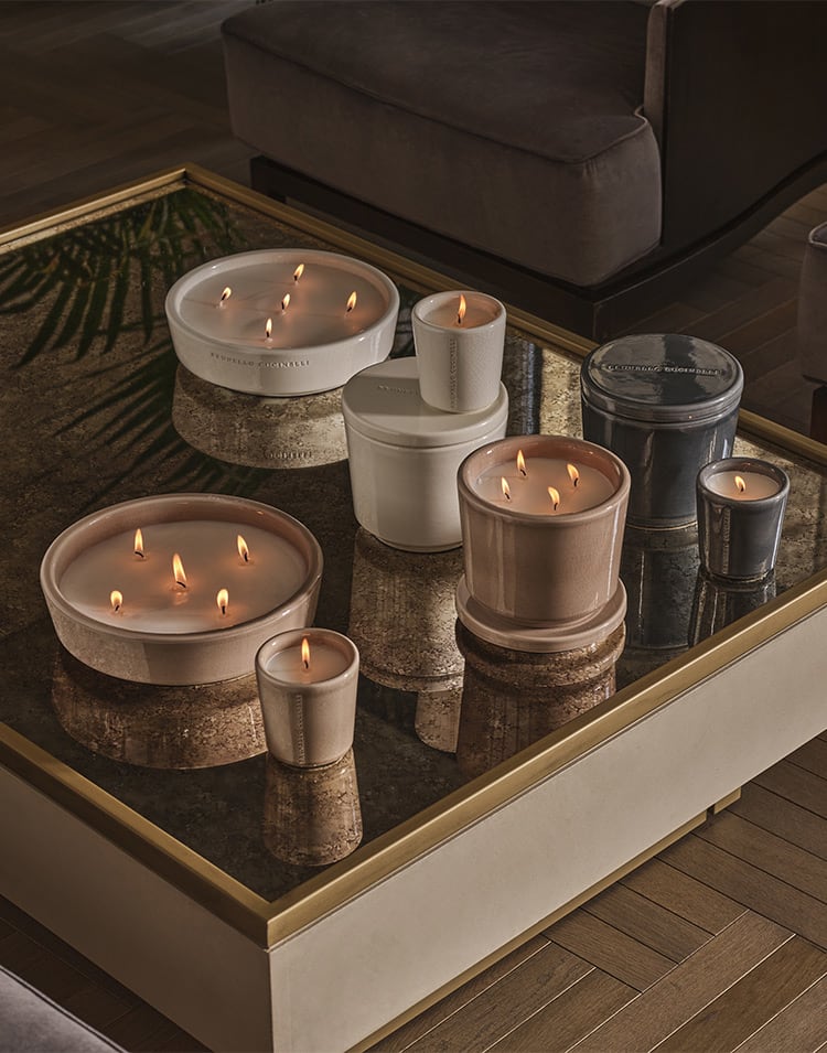 ホーム用アロマキャンドル＆ランタン | Brunello Cucinelli